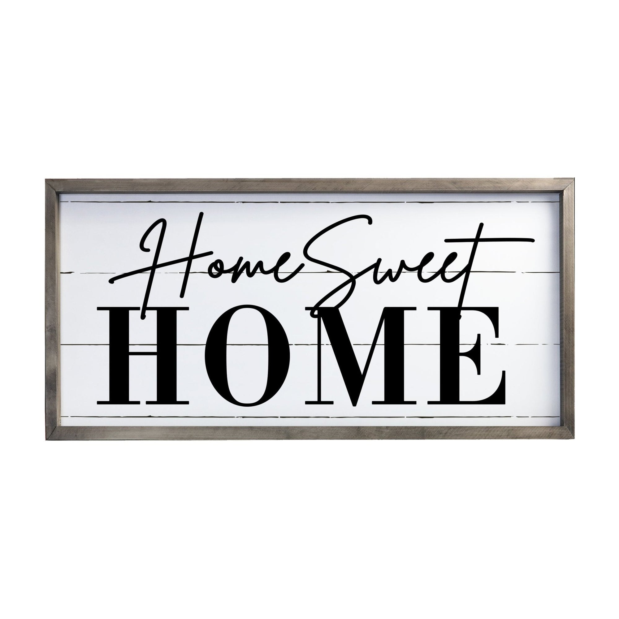 Large Family Wall Décor Quote Sign For Home Decoration 18 x 36 - Home Sweet Home - LifeSong Milestones