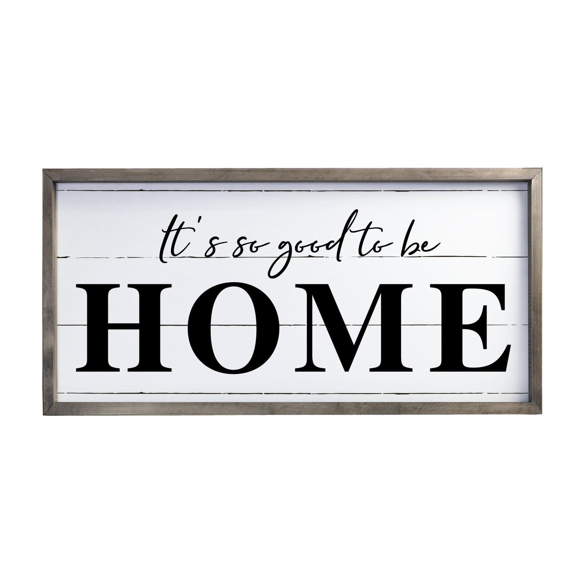 Large Family Wall Décor Quote Sign For Home Decoration 18 x 36 - It’s So Good To Be - LifeSong Milestones