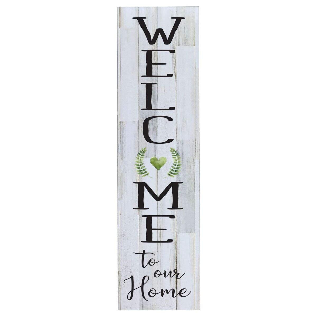 Leaf Design Welcome Sign Plaque Leaf Design - LifeSong Milestones