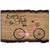 Life Is Beautiful Wooden Bark Bicycle Wall Sign - LifeSong Milestones