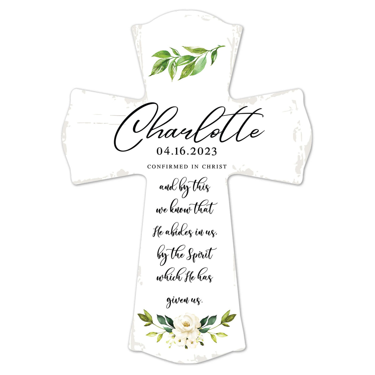 Lifesong Milestones Confirmation Wooden Wall Cross - LifeSong Milestones