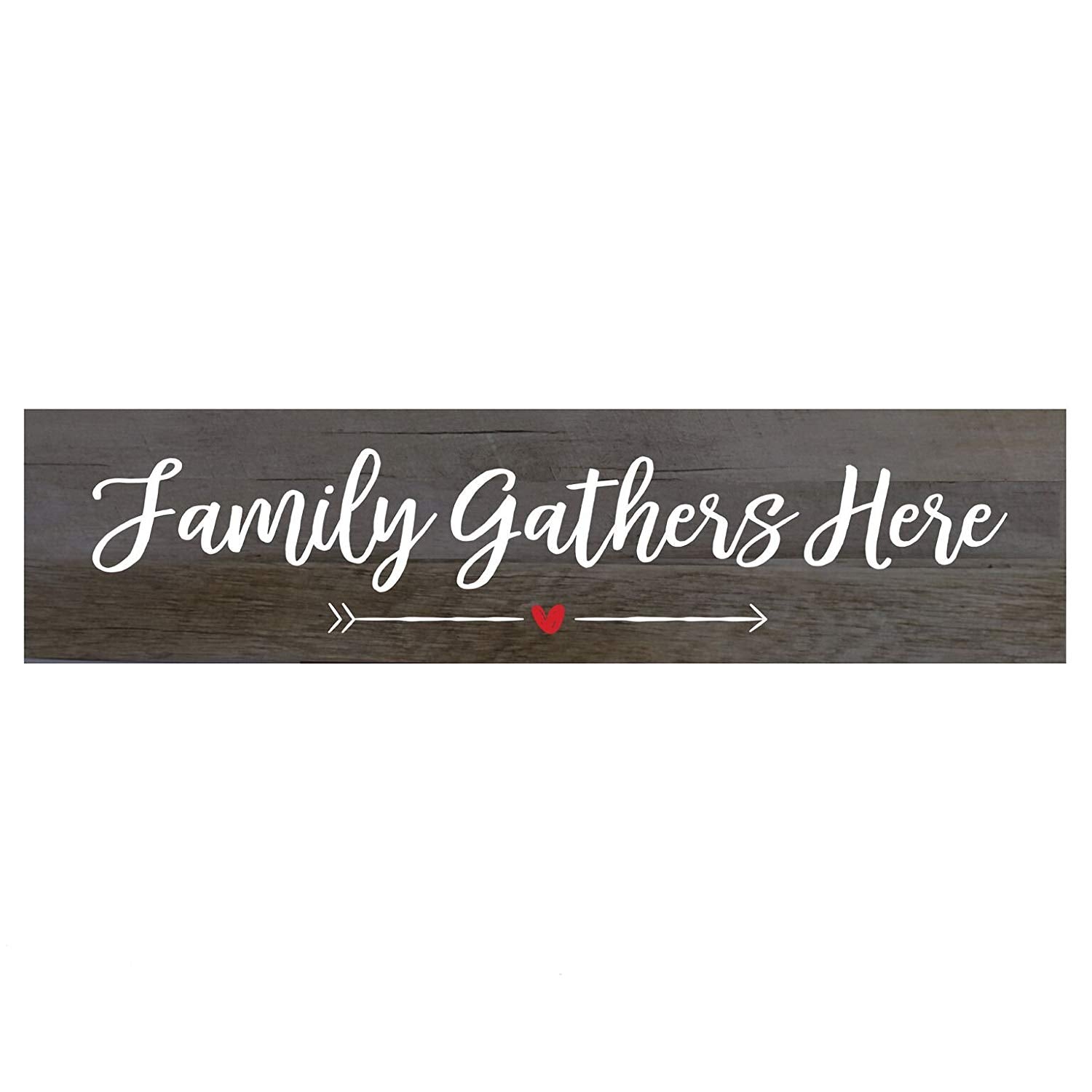 LifeSong Milestones Family's Gather Here wall art Decorative Sign for Living Room Entryway Kitchen - LifeSong Milestones