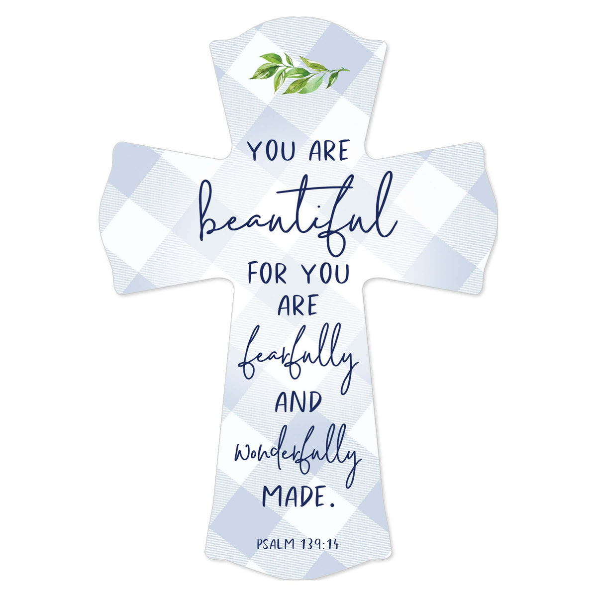 Lifesong Milestones Modern Wooden Wall Cross - You Are Beautiful - LifeSong Milestones