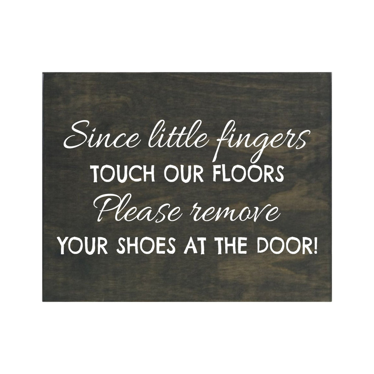 Little Hands Shoe Sign For New Home - Little Fingers - LifeSong Milestones
