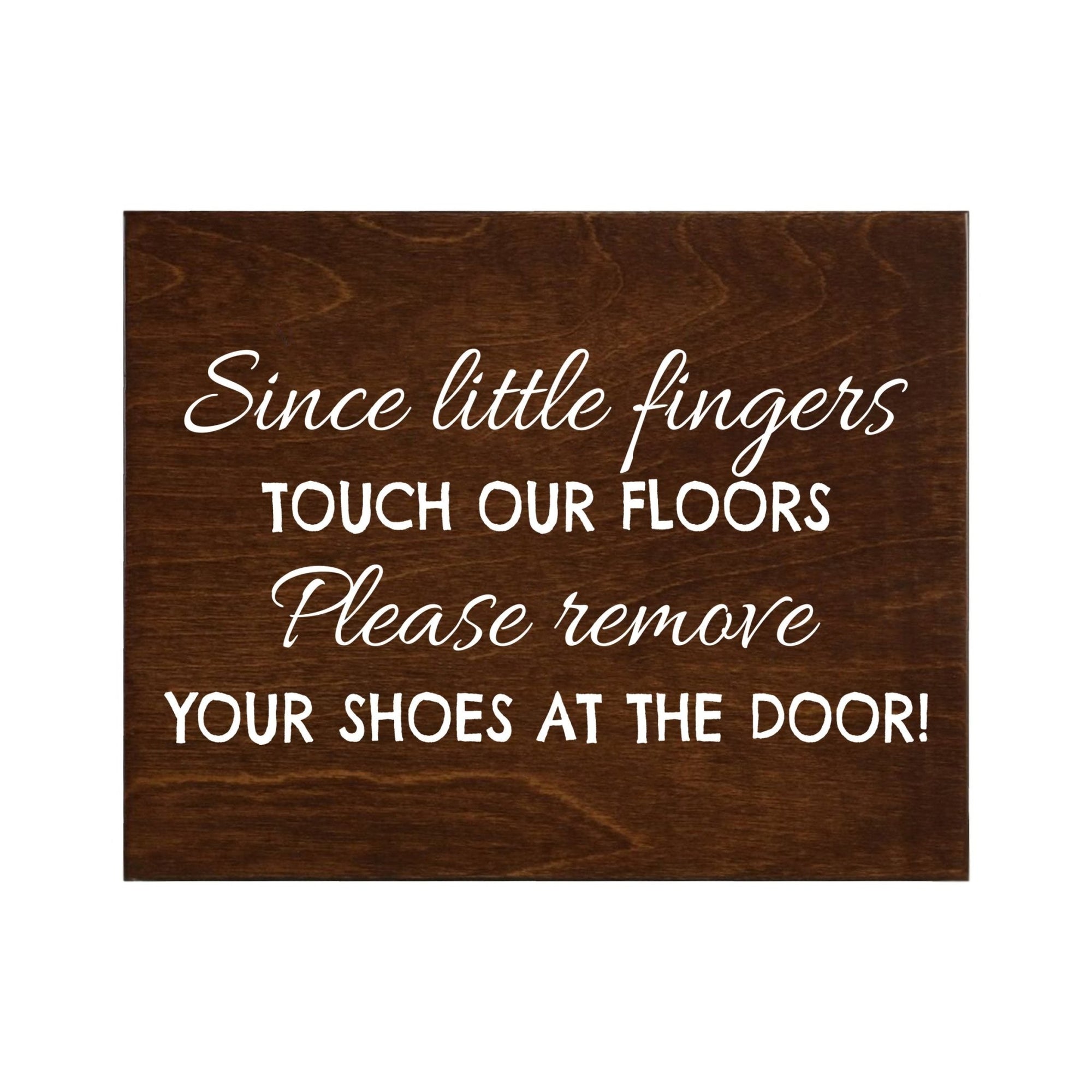 Little Hands Shoe Sign For New Home - Little Fingers - LifeSong Milestones