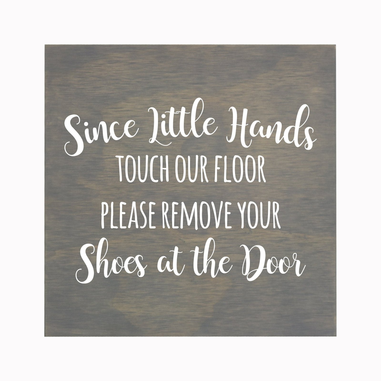 Little Hands Shoe Sign For New Home - Little Hands - LifeSong Milestones