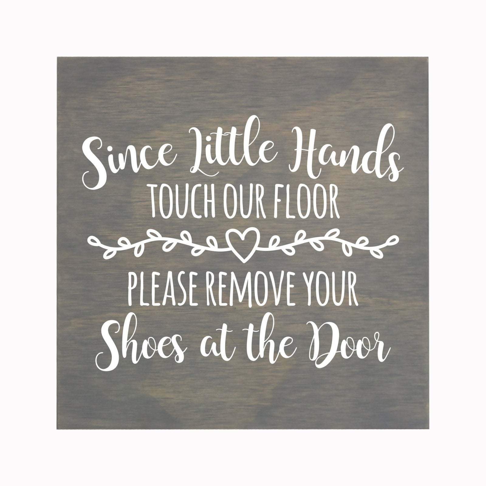 Little Hands Shoe Sign For New Home - Little Hands Heart - LifeSong Milestones