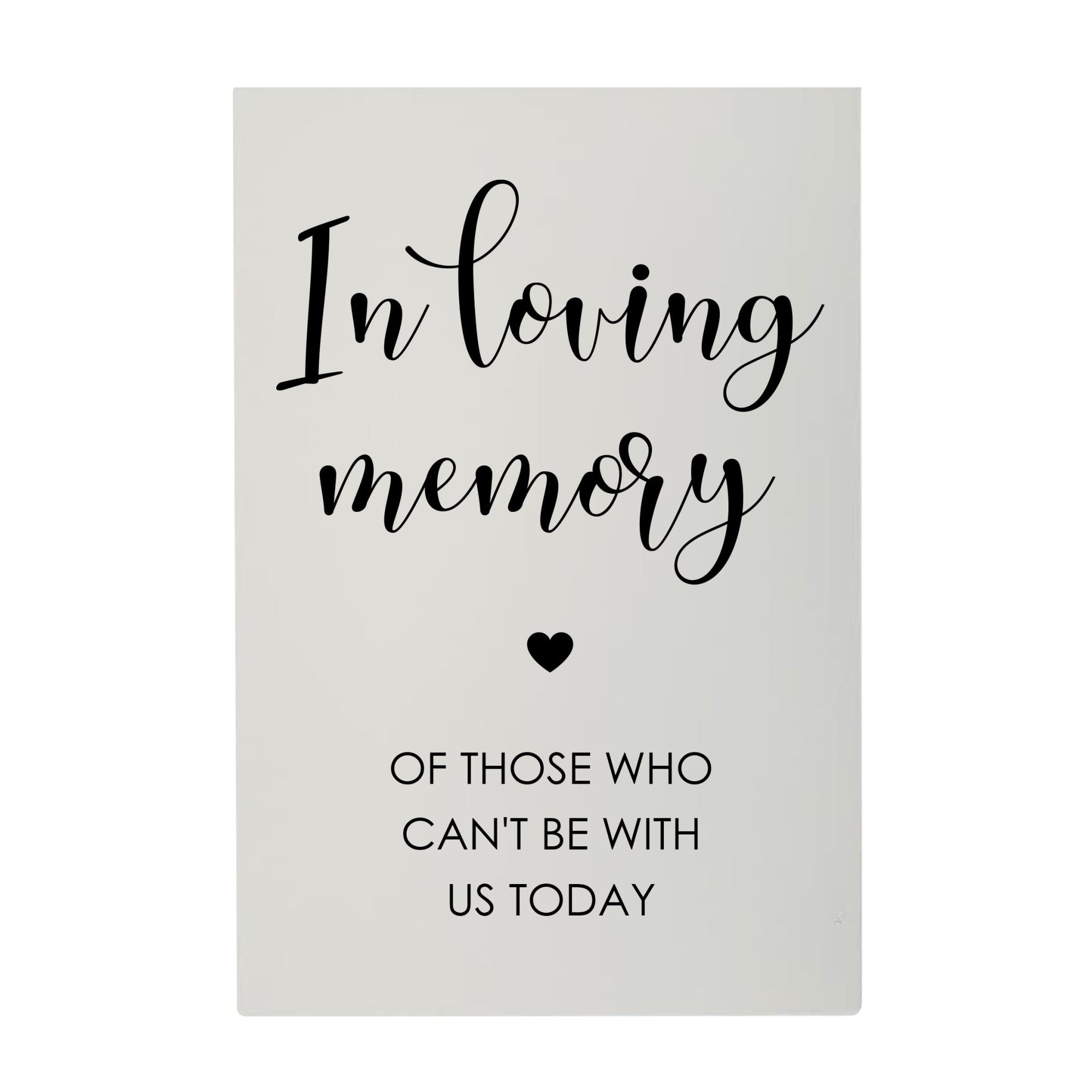 Memorial 5.5x8 Wooden Table Top and shelf decor Home Décor - In Loving Memory - LifeSong Milestones