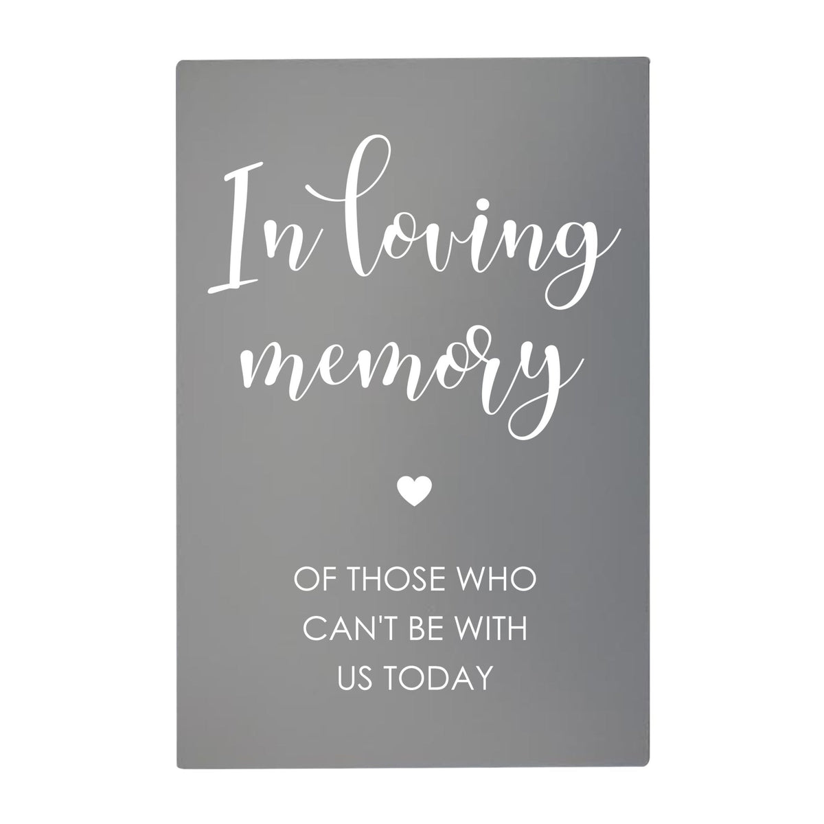 Memorial 5.5x8 Wooden Table Top and shelf decor Home Décor - In Loving Memory - LifeSong Milestones