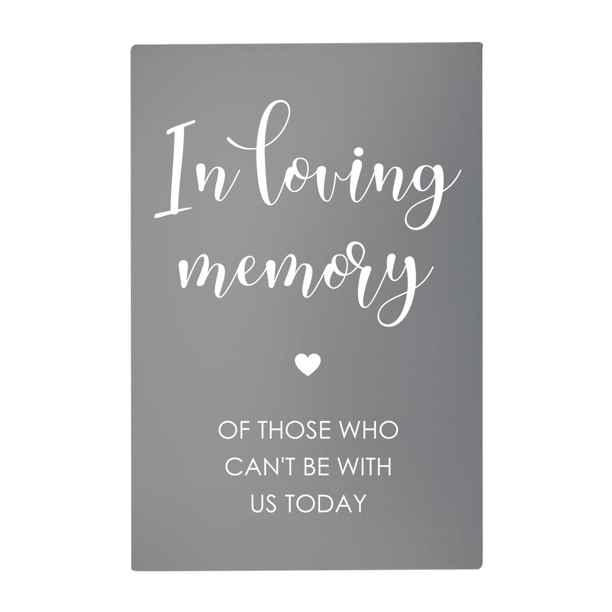 Memorial 5.5x8 Wooden Table Top and shelf decor Home Décor - In Loving Memory - LifeSong Milestones