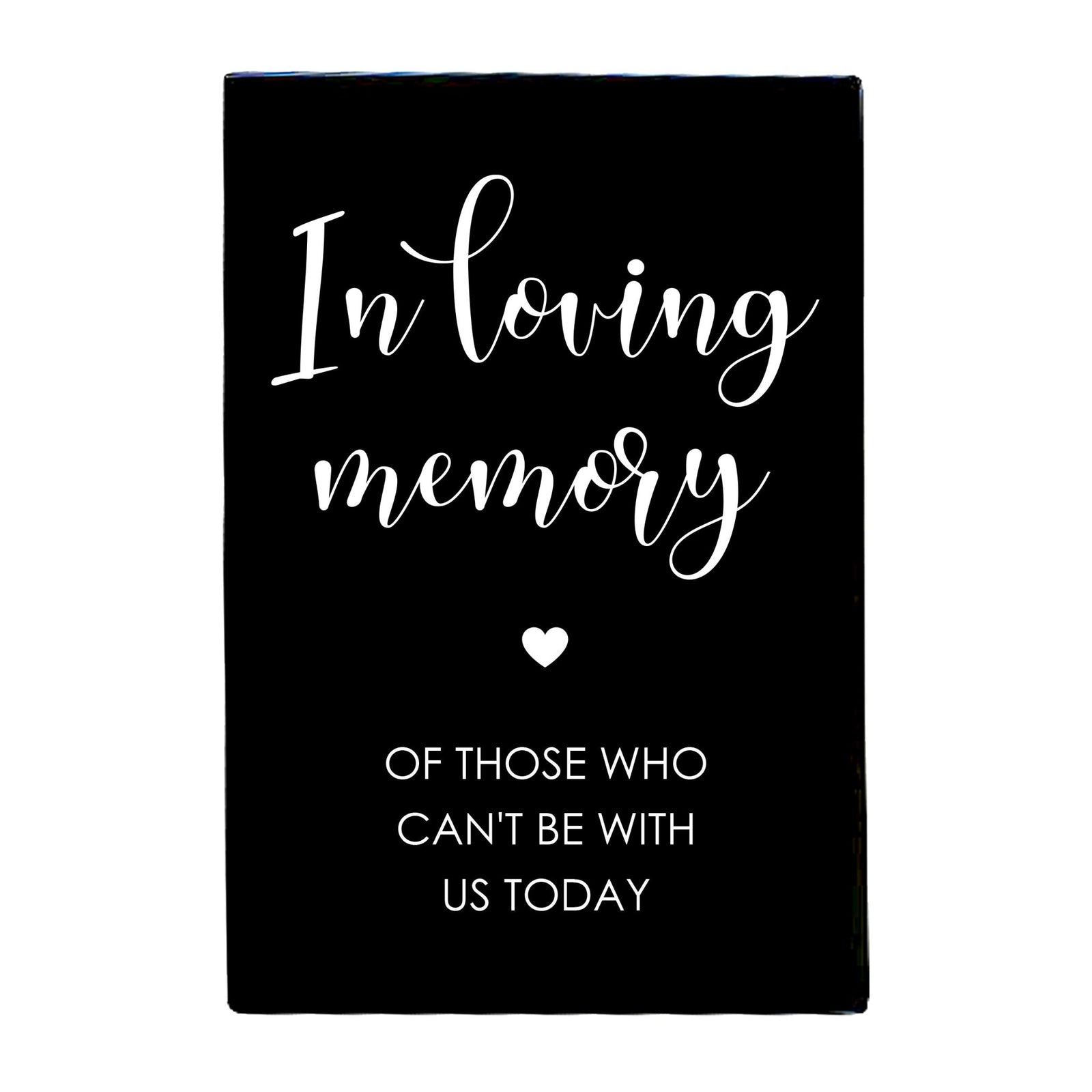 Memorial 5.5x8 Wooden Table Top and shelf decor Home Décor - In Loving Memory - LifeSong Milestones