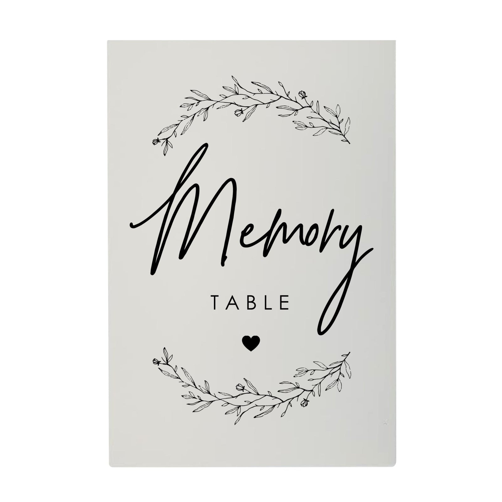 Memorial 5.5x8 Wooden Table Top and shelf decor Home Décor - Memory Table - LifeSong Milestones
