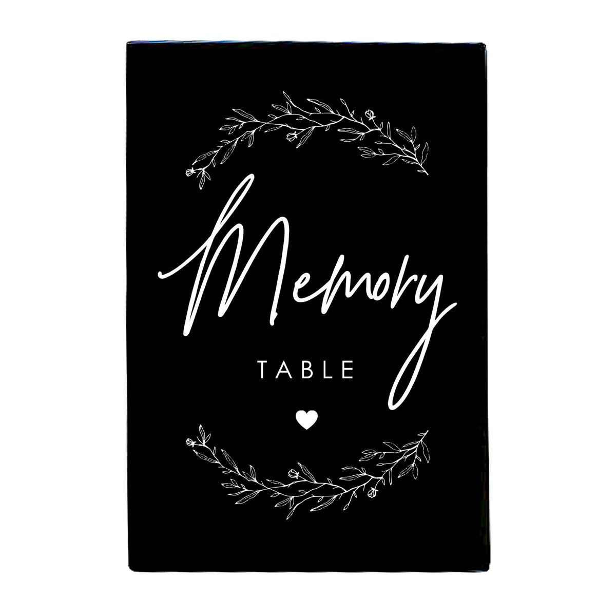 Memorial 5.5x8 Wooden Table Top and shelf decor Home Décor - Memory Table - LifeSong Milestones