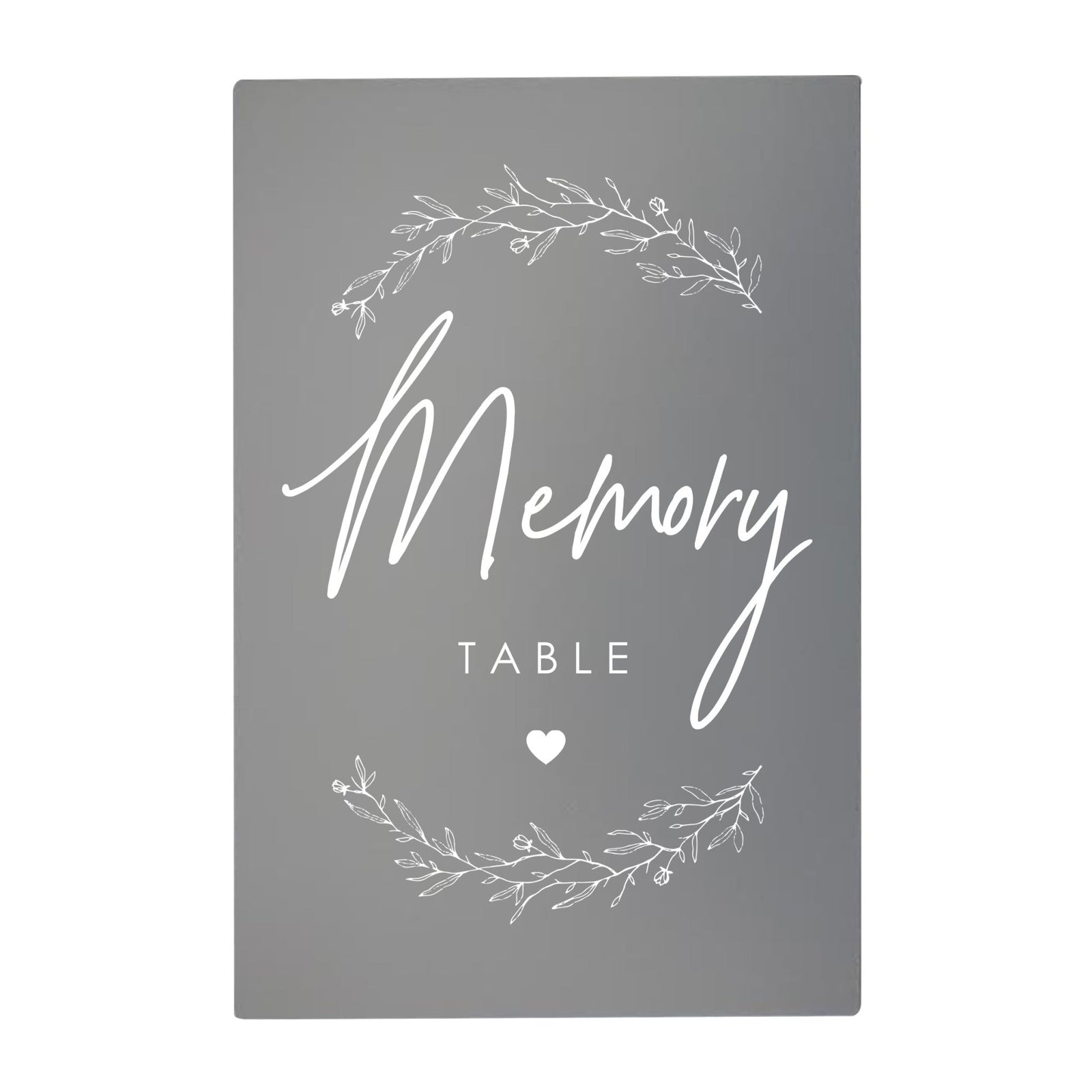 Memorial 5.5x8 Wooden Table Top and shelf decor Home Décor - Memory Table - LifeSong Milestones