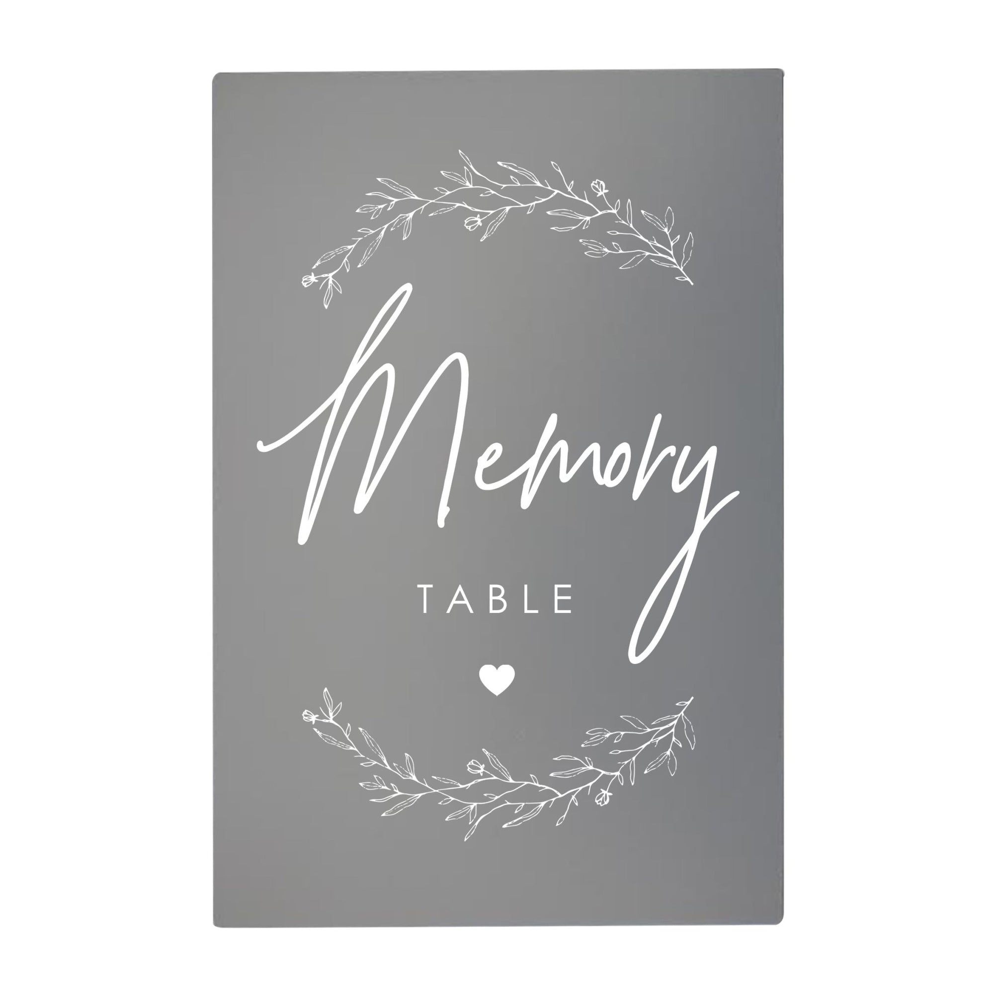 Memorial 5.5x8 Wooden Table Top and shelf decor Home Décor - Memory Table - LifeSong Milestones
