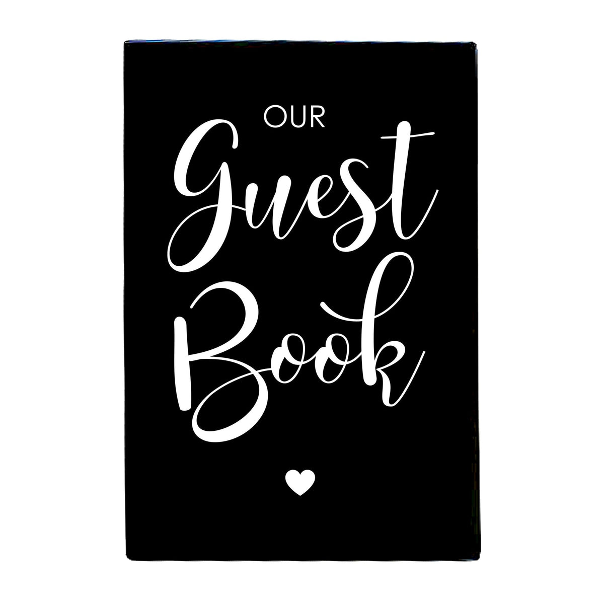 Memorial 5.5x8 Wooden Table Top and shelf decor Home Décor - Our Guest Book - LifeSong Milestones