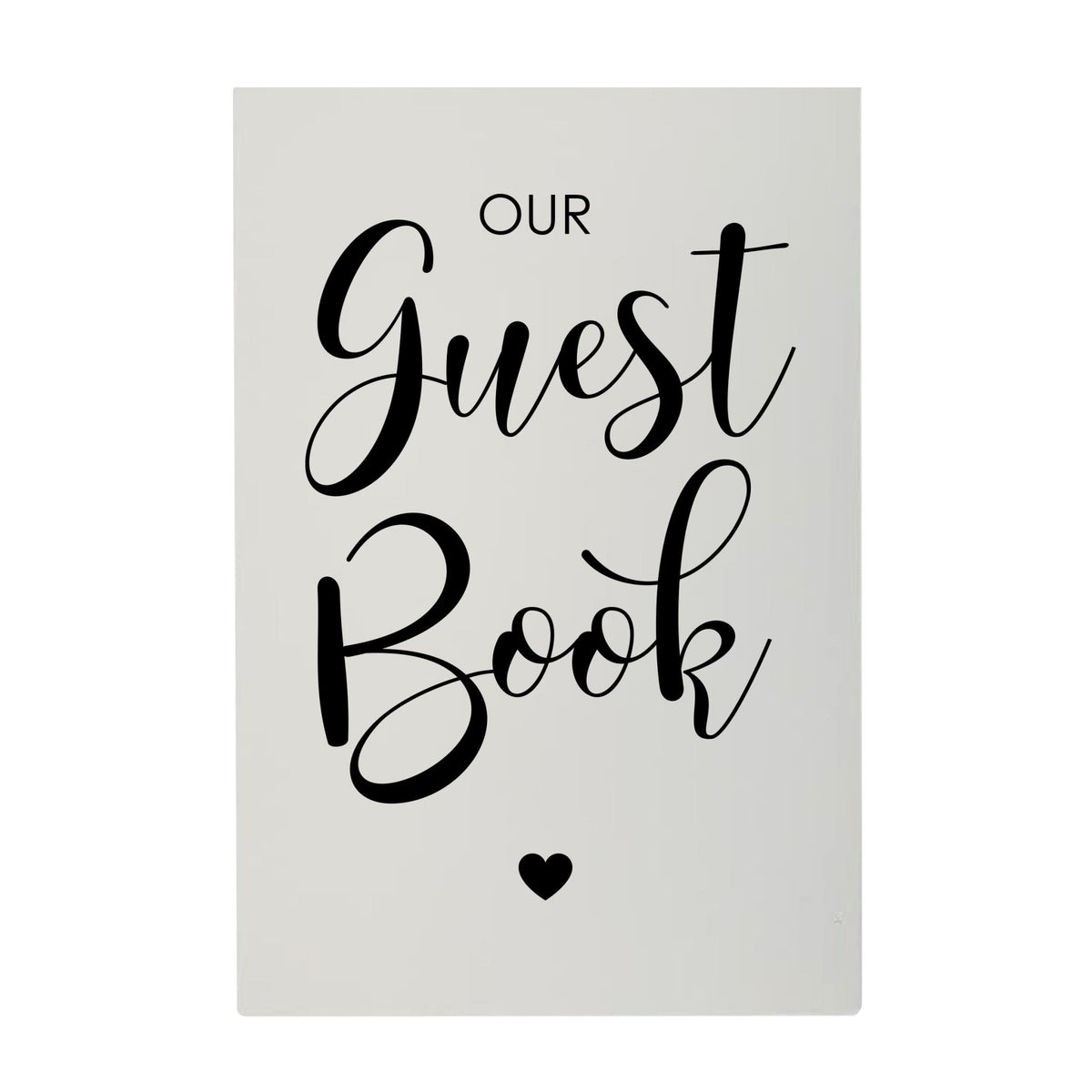 Memorial 5.5x8 Wooden Table Top and shelf decor Home Décor - Our Guest Book - LifeSong Milestones