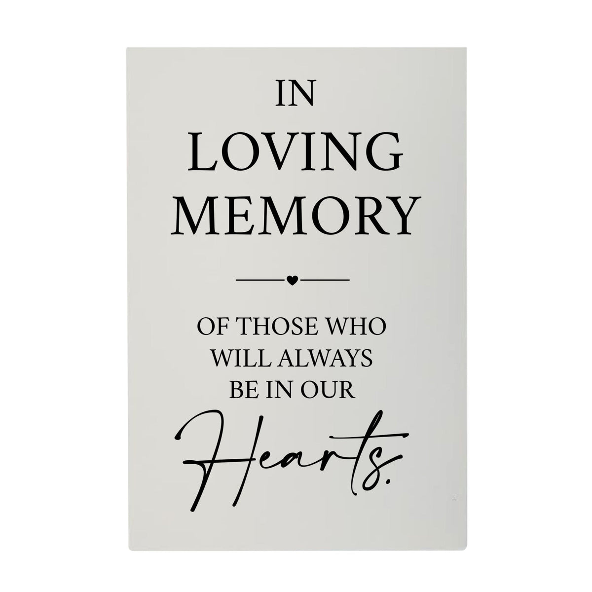 Memorial 5.5x8 Wooden Table Top and shelf decor Home Décor - Those Who Always - LifeSong Milestones