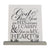 Memorial Acrylic Sign 8x10 with Votive Candle Holder God Has You - LifeSong Milestones