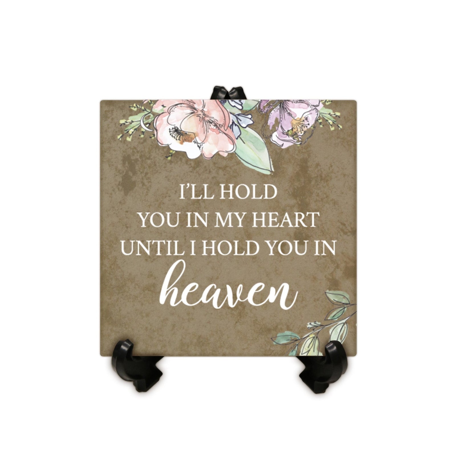 Memorial Ceramic Trivet with Stand for Home Decor - LifeSong Milestones