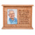 Memorial Cremation Wooden Urn Box with 4x6 Photo holds 200 cu in Those Who We Love - LifeSong Milestones