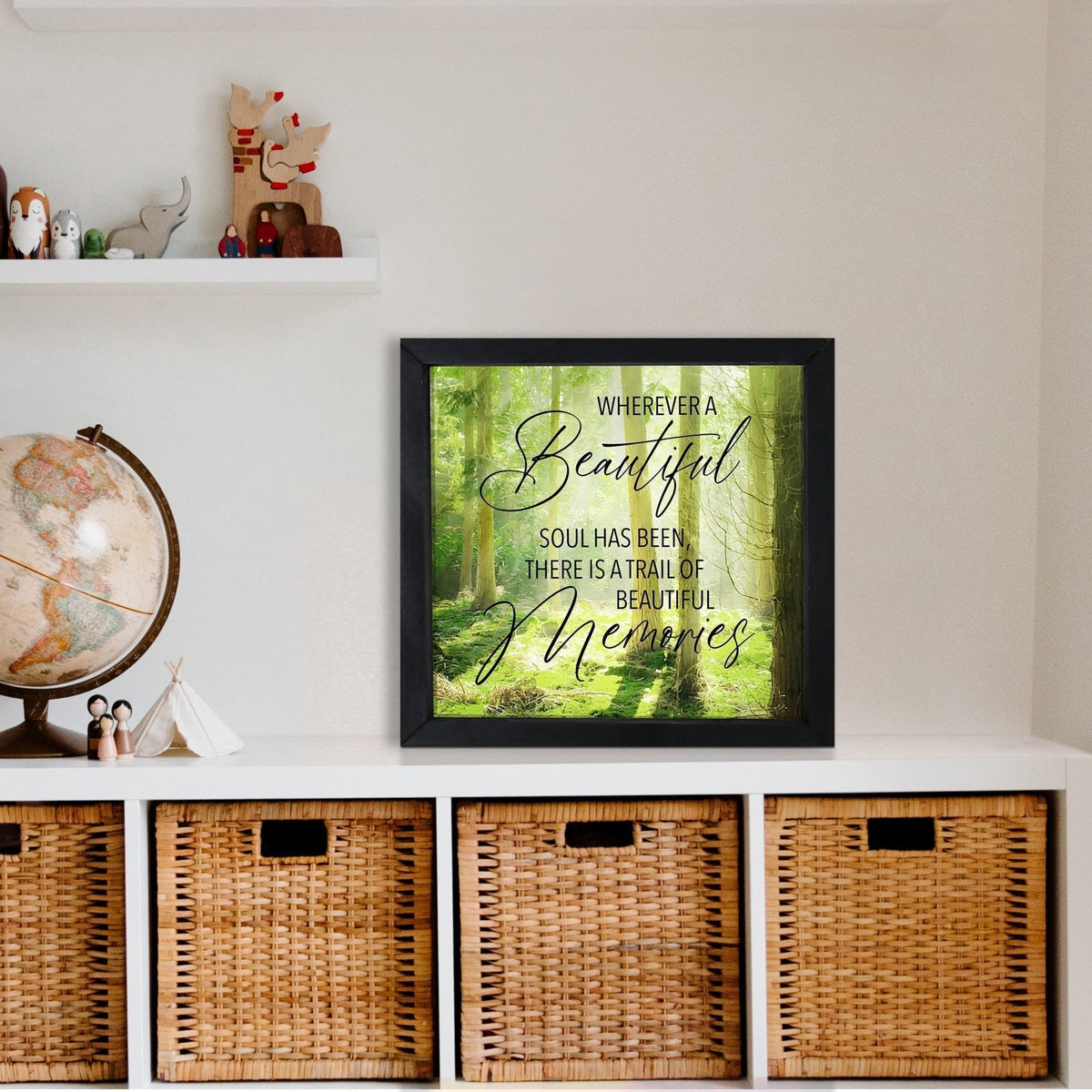Lifesong Milestones Memorial Framed Shadow Box for Loss of Loved One Sympathy Gift