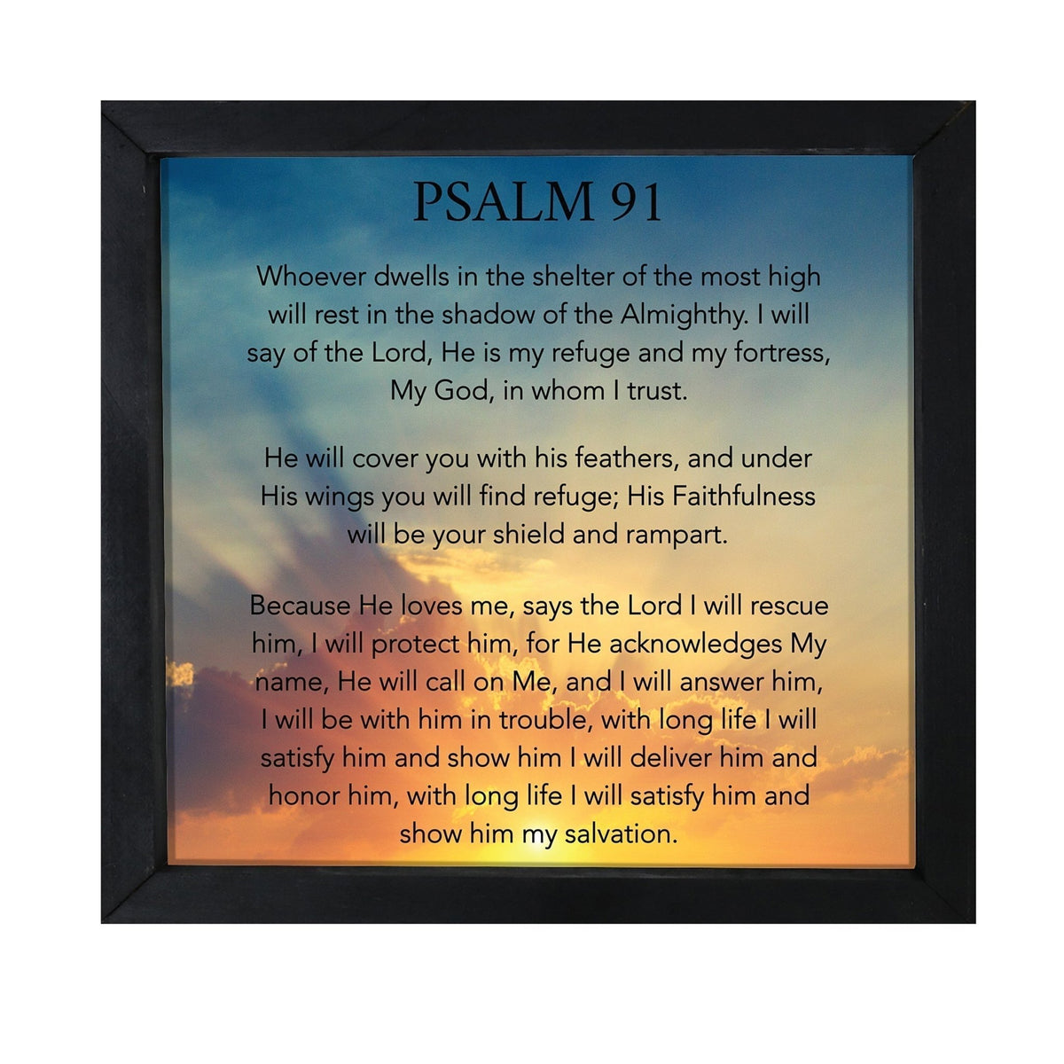 Condolence and sympathy in a thoughtful framed shadow box
