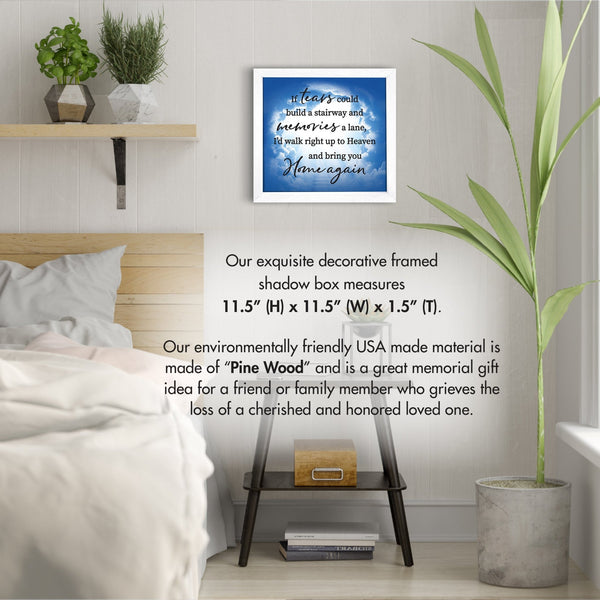 Memorial Shadow Box - If Tears Could | Treasured Tribute - LifeSong ...