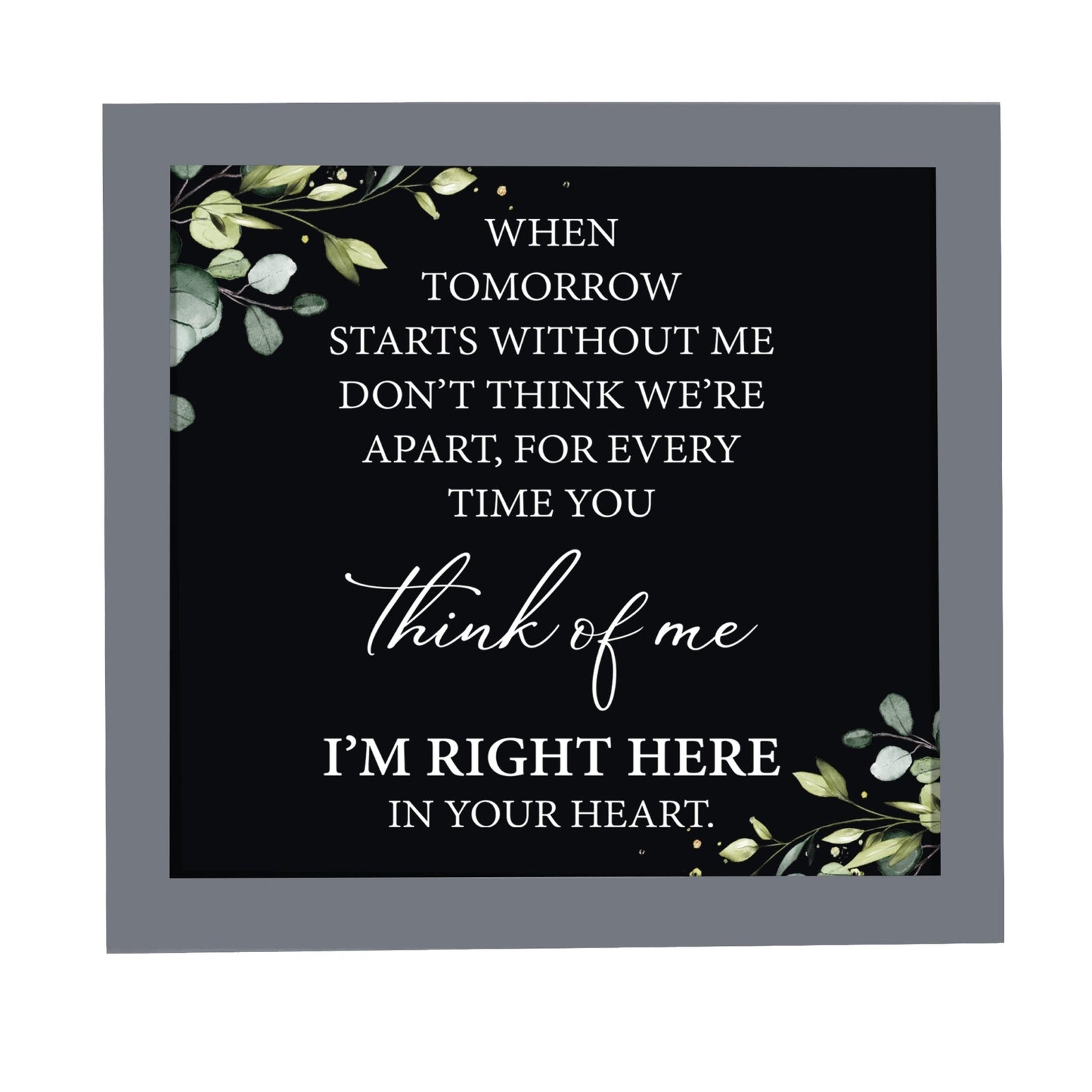 Memorial decorations for the celebration of life - a stunning framed shadow box to commemorate your loved one's legacy.