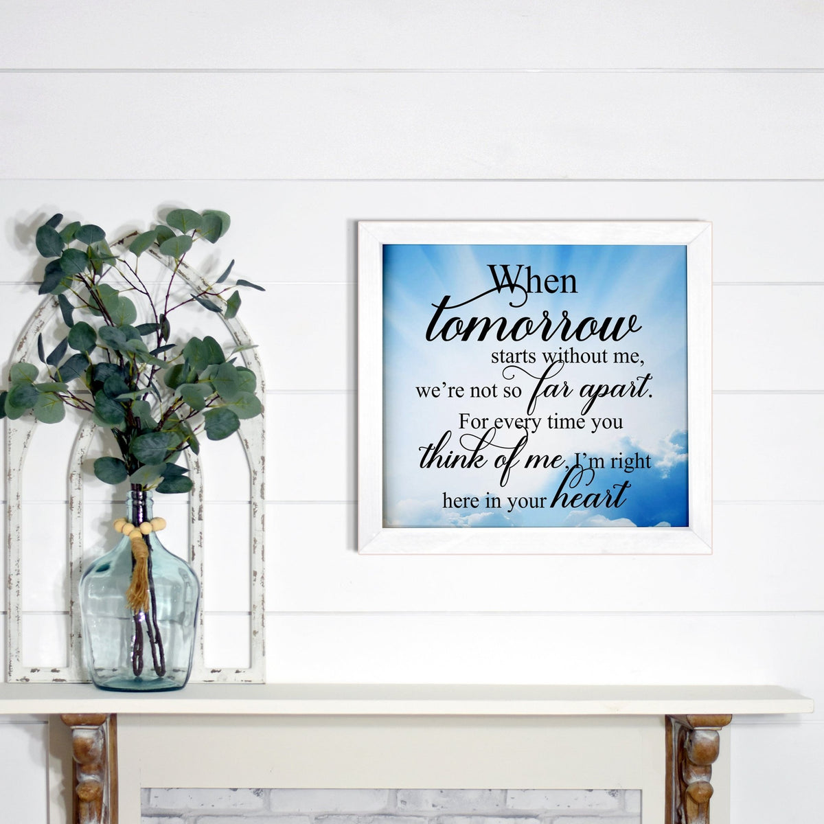 Lifesong Milestones Memorial Framed Shadow Box for Loss of Loved One Sympathy Gift
