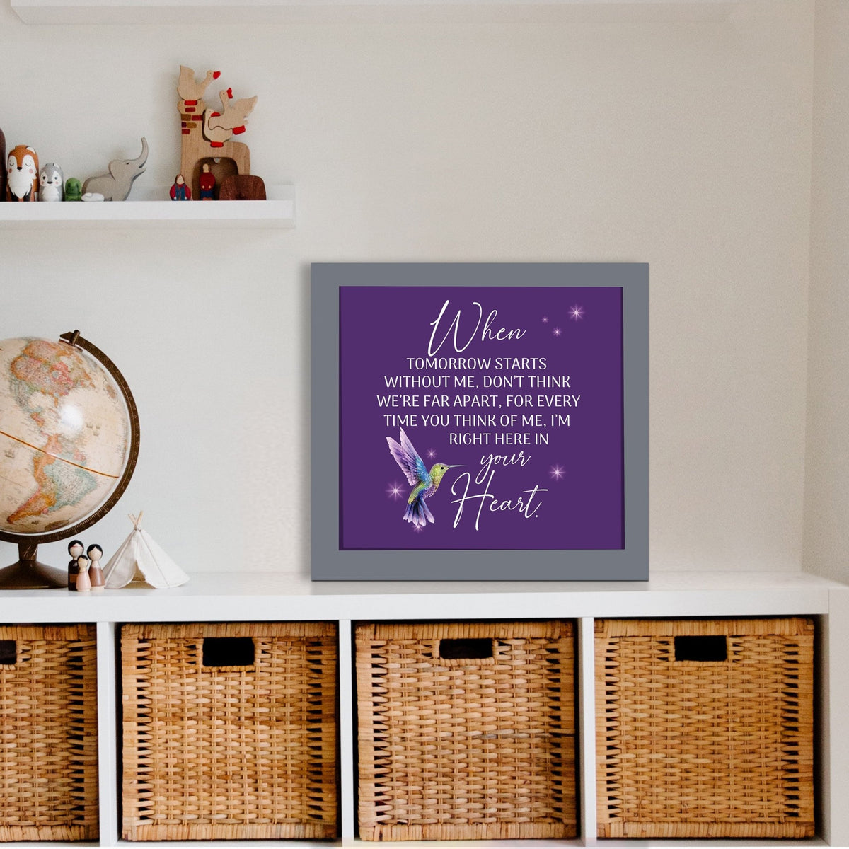 Lifesong Milestones Memorial Framed Shadow Box for Loss of Loved One Sympathy Gift