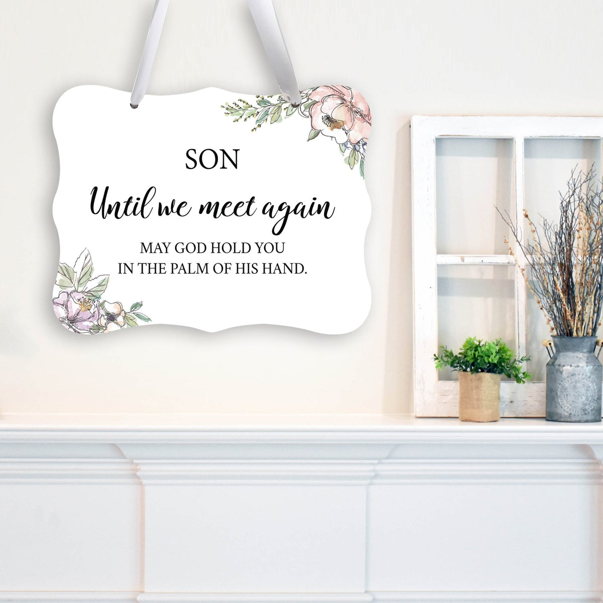 Memorial Hanging Ribbon Wall Decor for Loss of Loved One - LifeSong Milestones