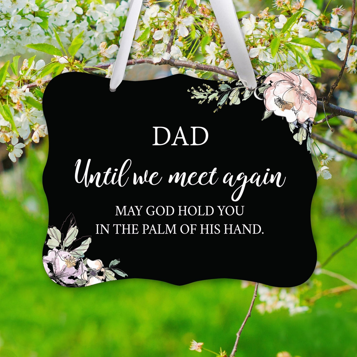 Memorial Hanging Ribbon Wall Decor for Loss of Loved One - LifeSong Milestones