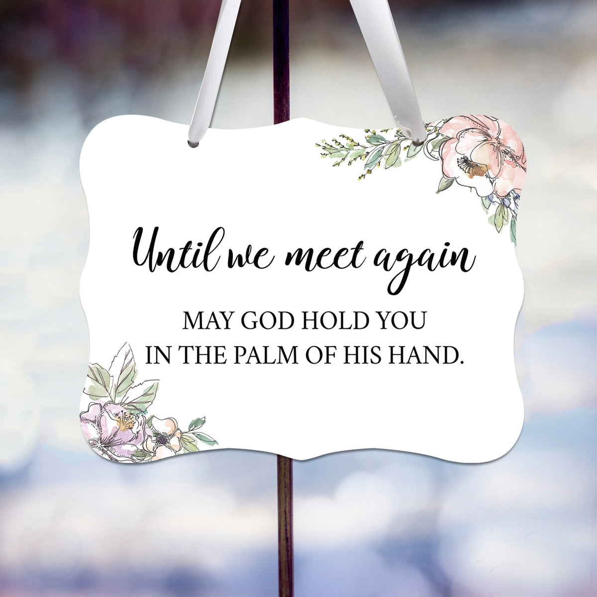Memorial Hanging Ribbon Wall Decor for Loss of Loved One - LifeSong Milestones