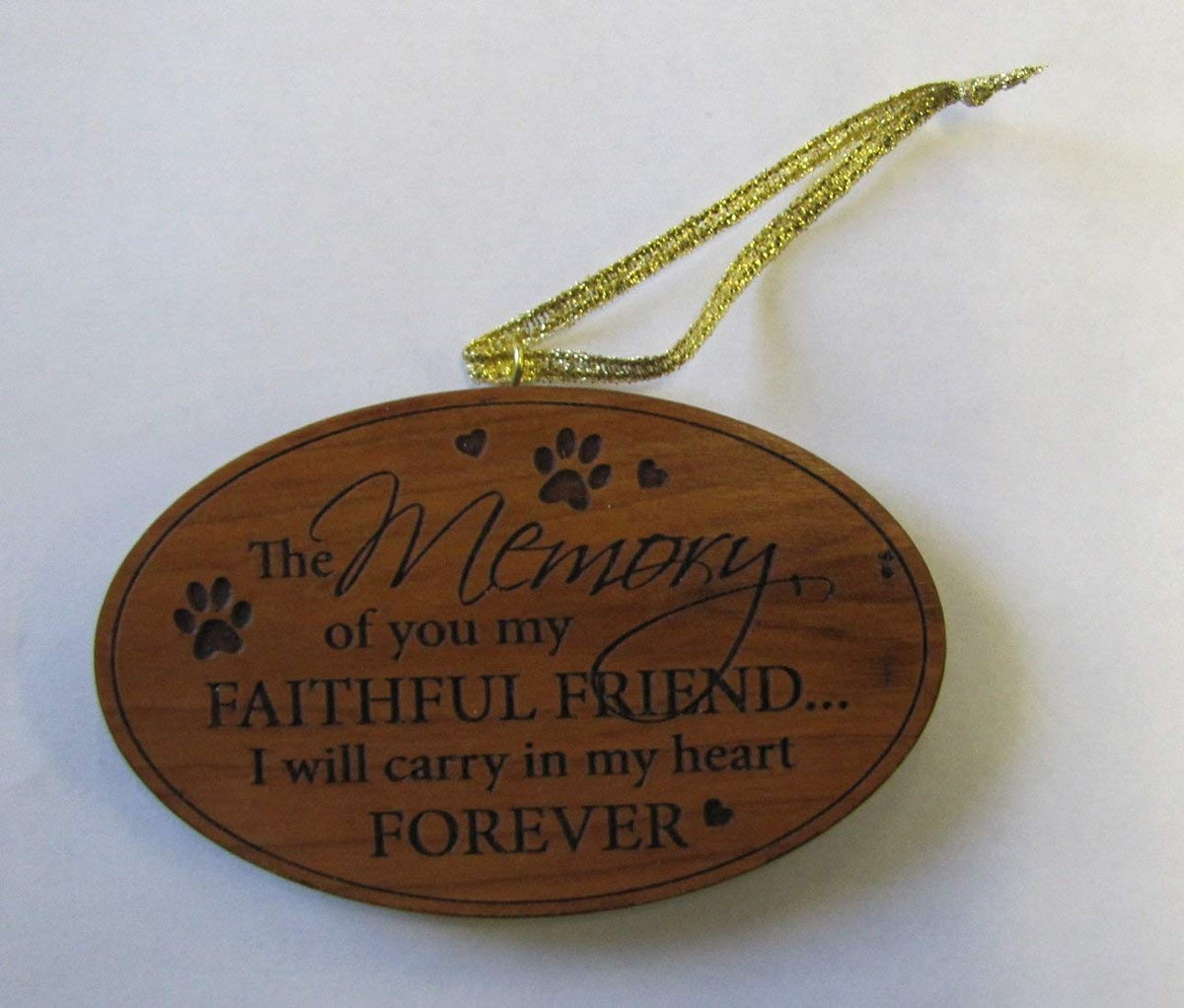 Memorial Ornament for Loss of Loved One-Memory of You My Faithful Friend - LifeSong Milestones