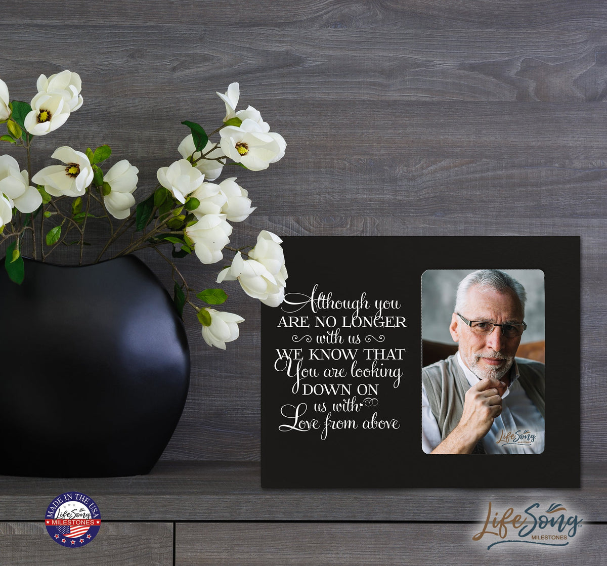 Memorial Photo Frame - Although You Are - LifeSong Milestones