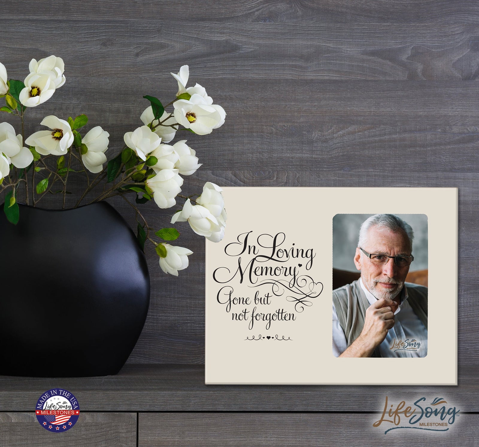 Memorial Photo Frame - In Loving Memory - LifeSong Milestones