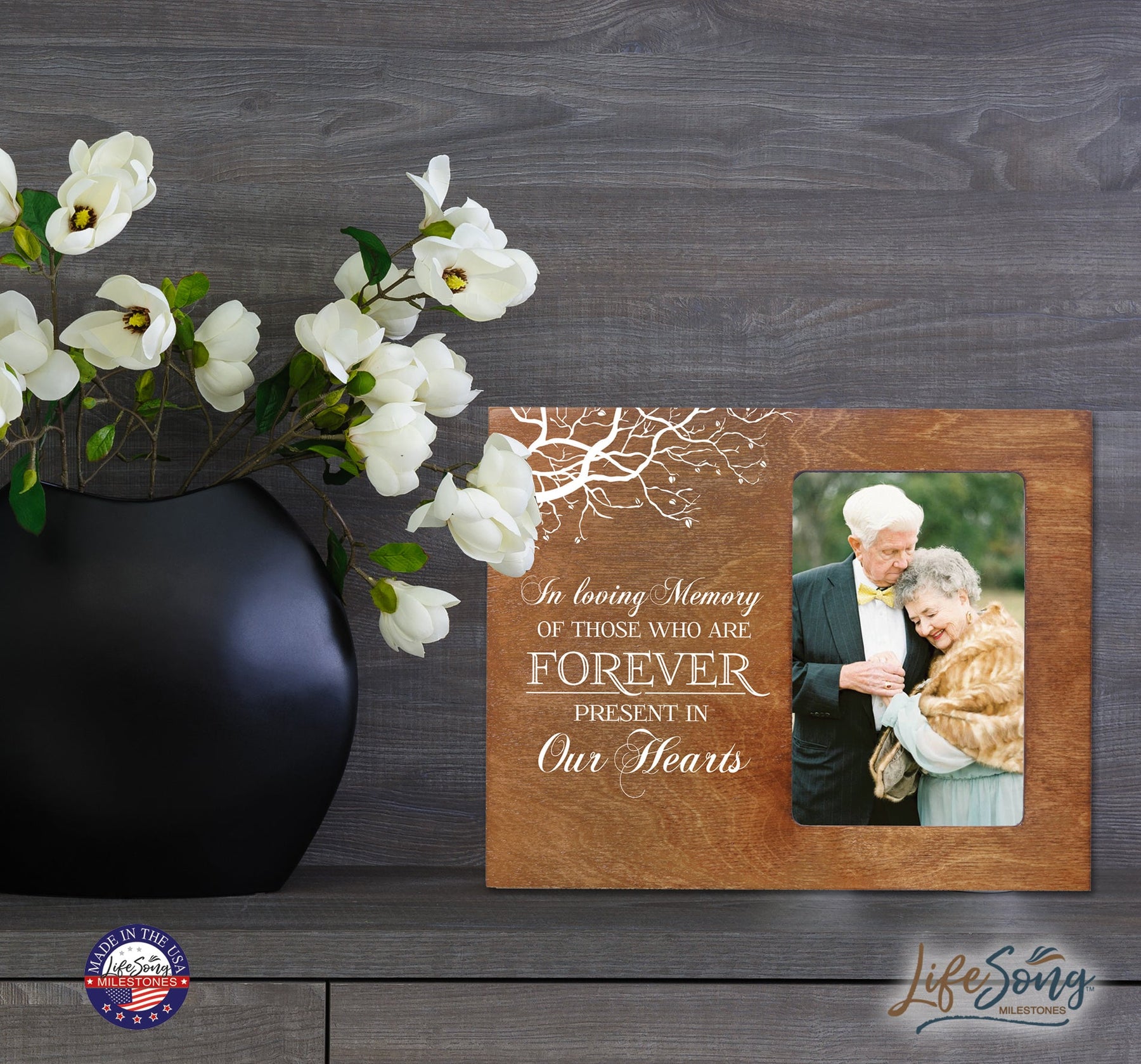 Memorial Photo Frame In Loving Memory | Sympathy Gift - LifeSong Milestones