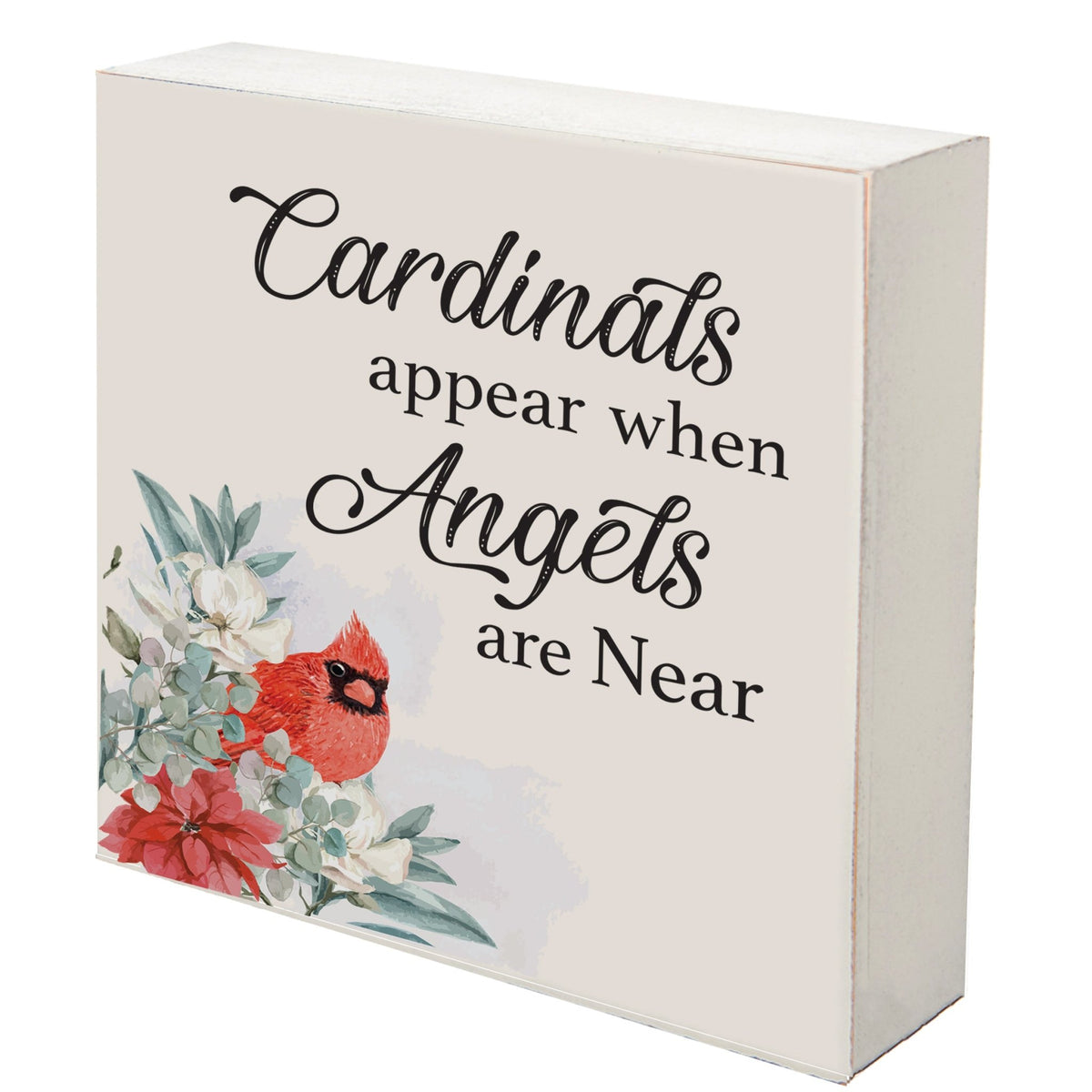 Memorial Shadow Box - Cardinals Appear (Christmas Theme) - LifeSong Milestones