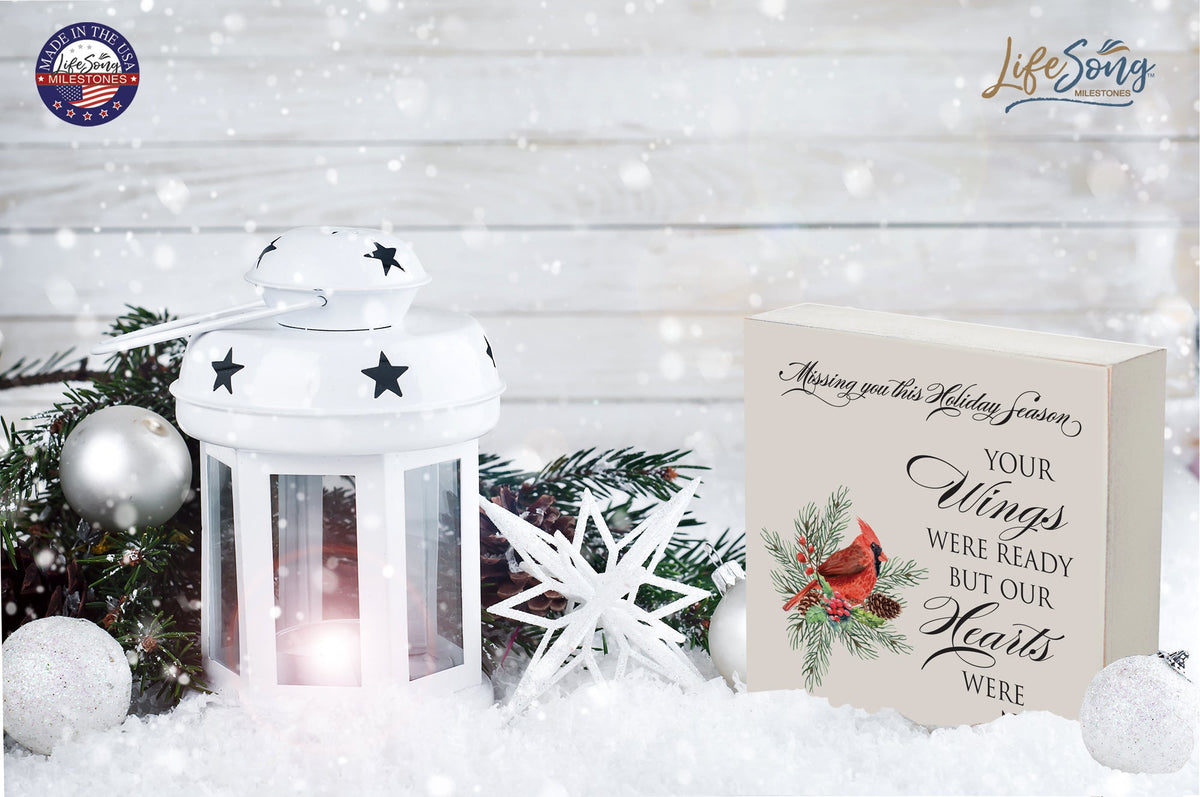 Memorial Shadow Box - Missing You This Season (Christmas Theme) - LifeSong Milestones