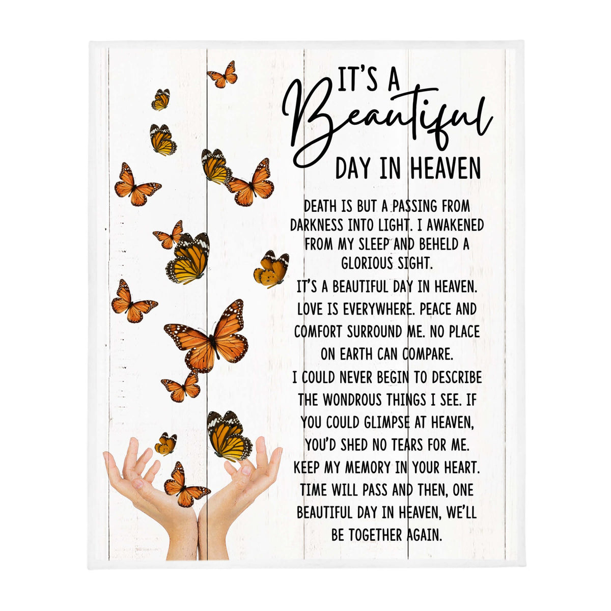 Memorial Soft and Hypoallergenic Blanket for Home – A Beautiful Day - LifeSong Milestones