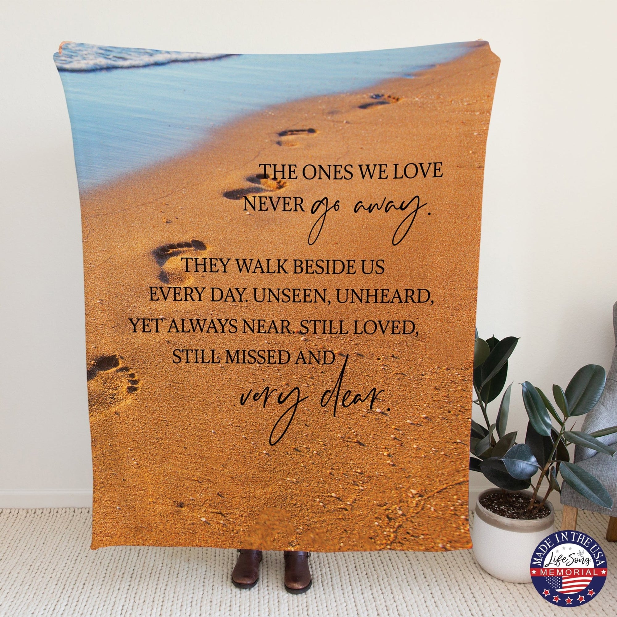 Memorial Soft Throw Blankets for Home Décor - LifeSong Milestones