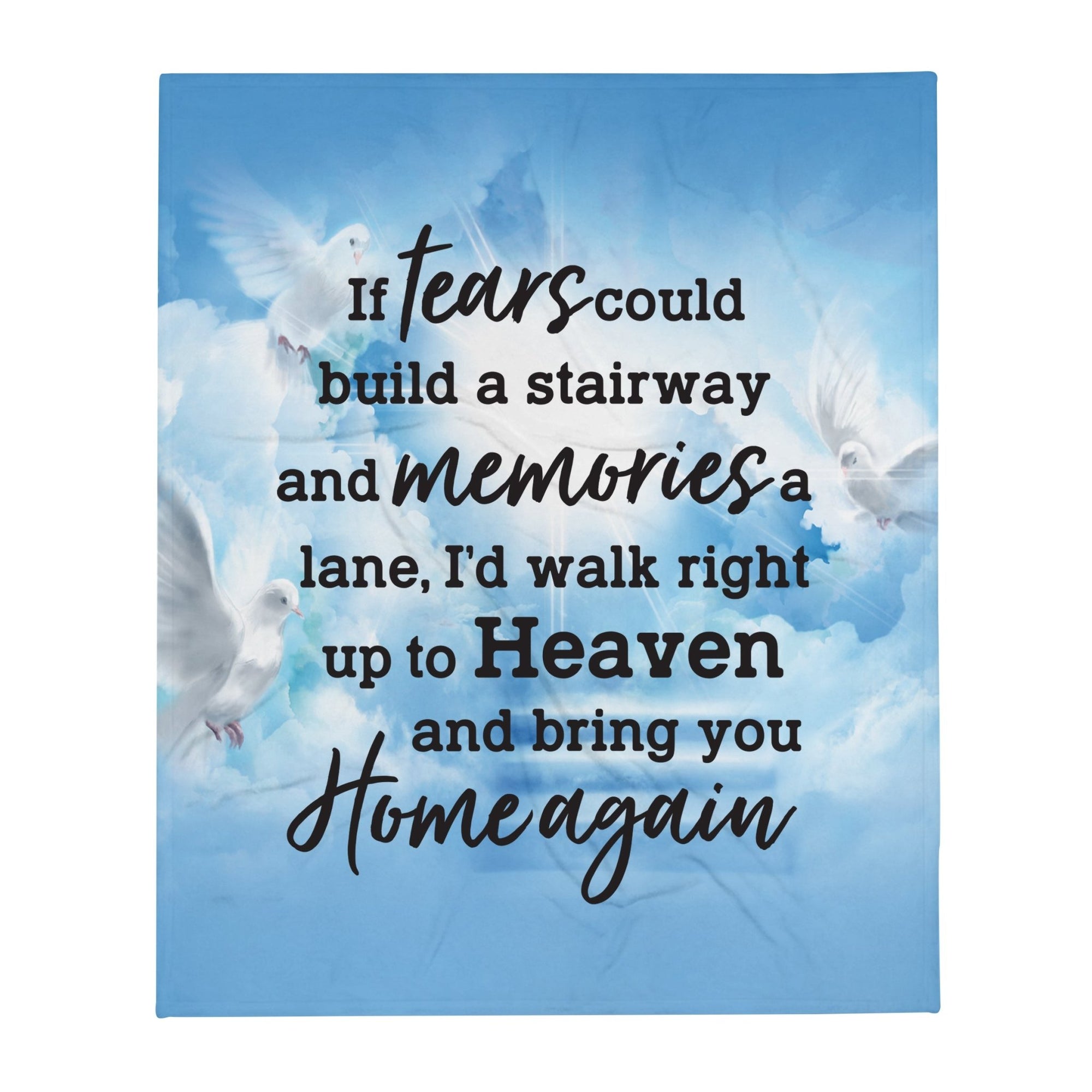 Memorial Soft Throw Blankets for Home Décor - LifeSong Milestones