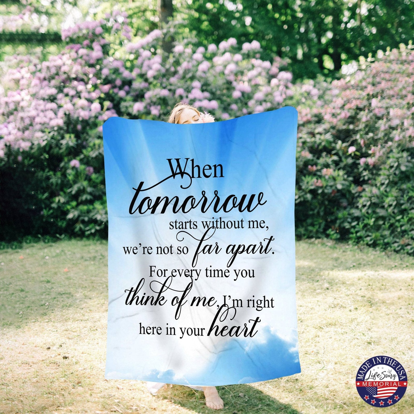 Memorial Soft Throw Blankets for Home Décor - LifeSong Milestones