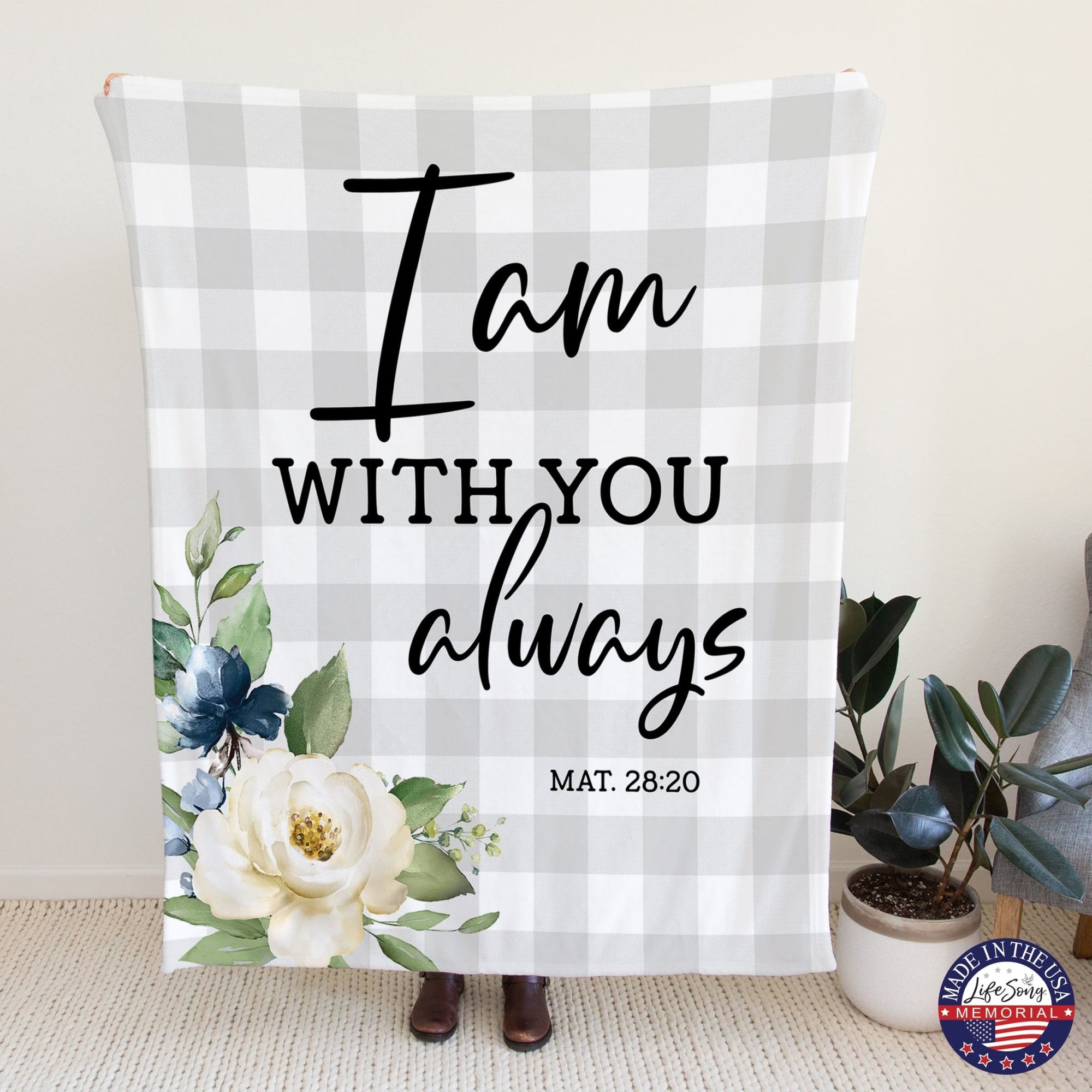 Memorial Soft Throw Blankets for Home Décor - LifeSong Milestones