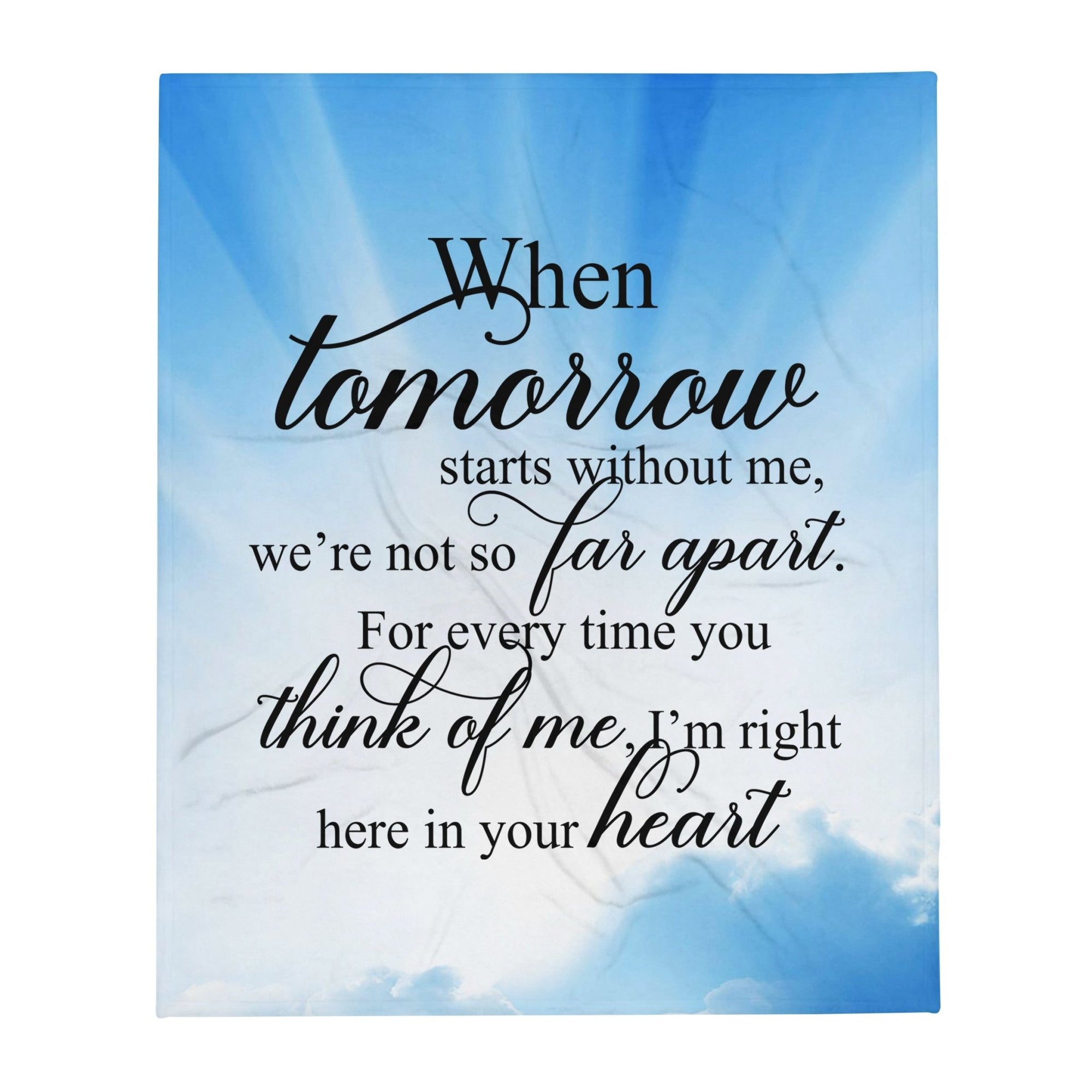 Memorial Soft Throw Blankets for Home Décor - LifeSong Milestones