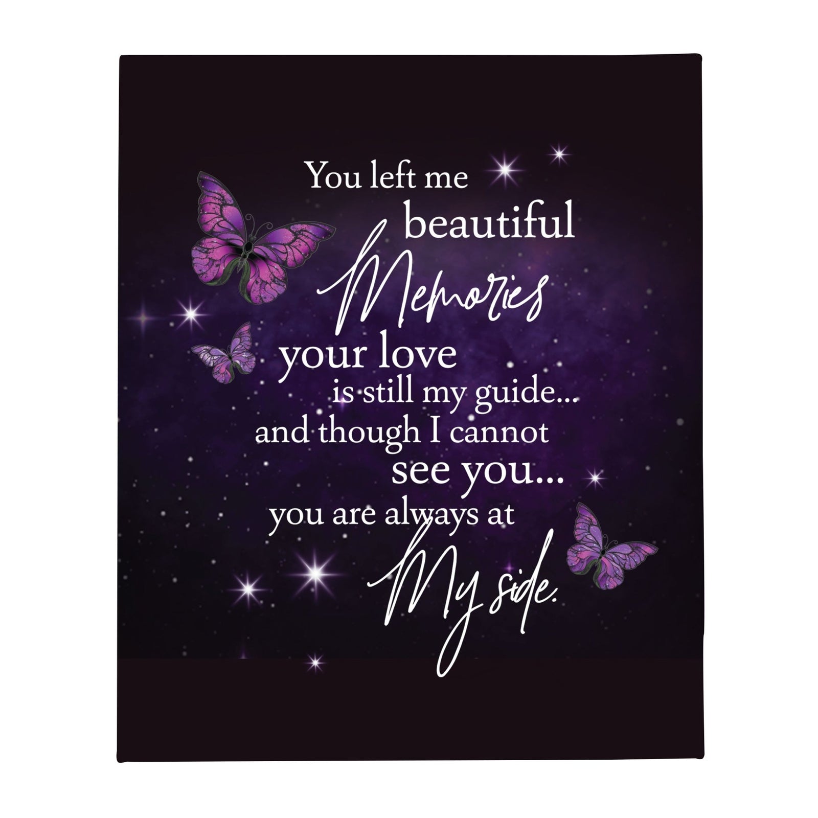 Memorial Soft Throw Blankets for Home Décor - LifeSong Milestones