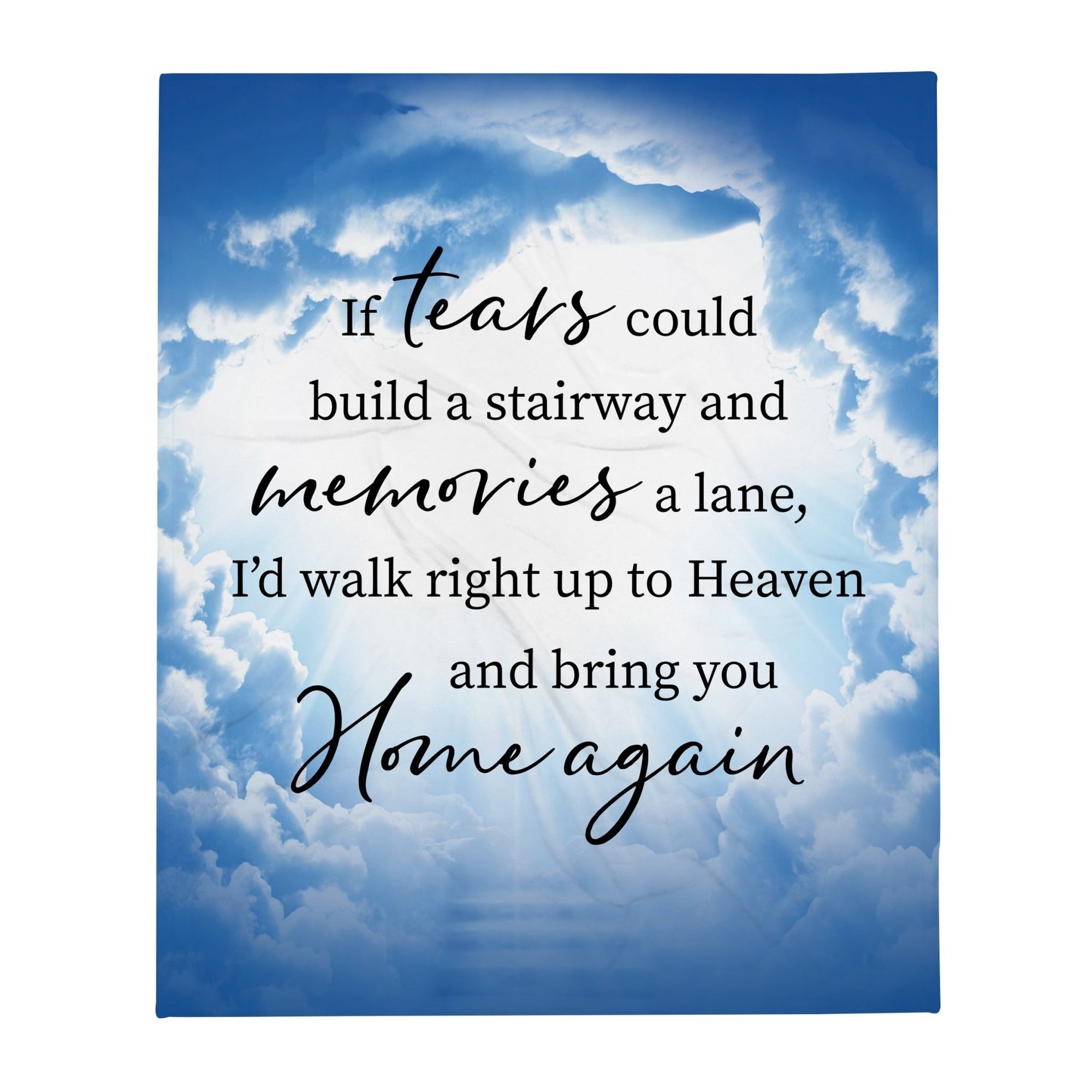 Memorial Soft Throw Blankets for Home Décor - LifeSong Milestones