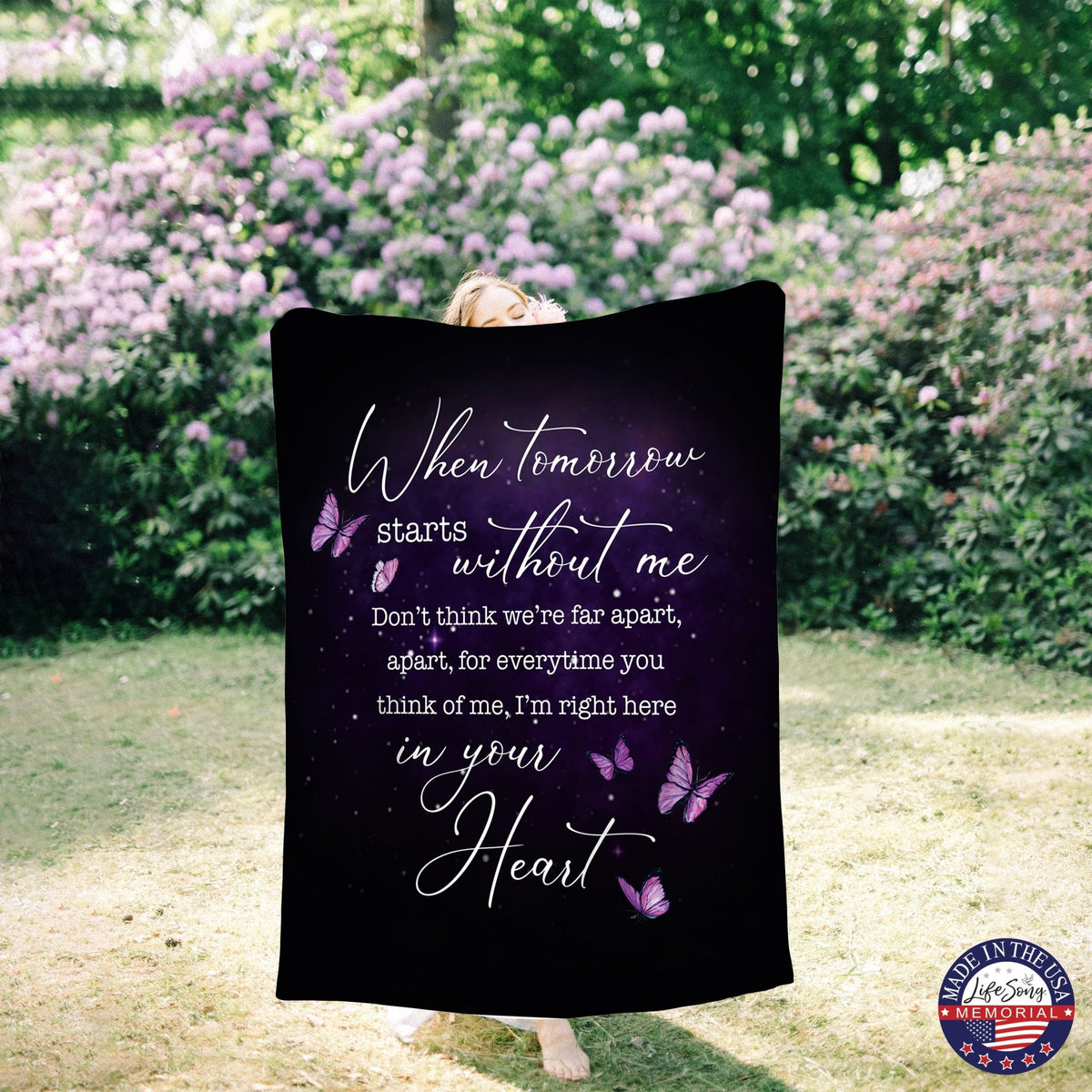 Memorial Soft Throw Blankets for Home Décor - LifeSong Milestones