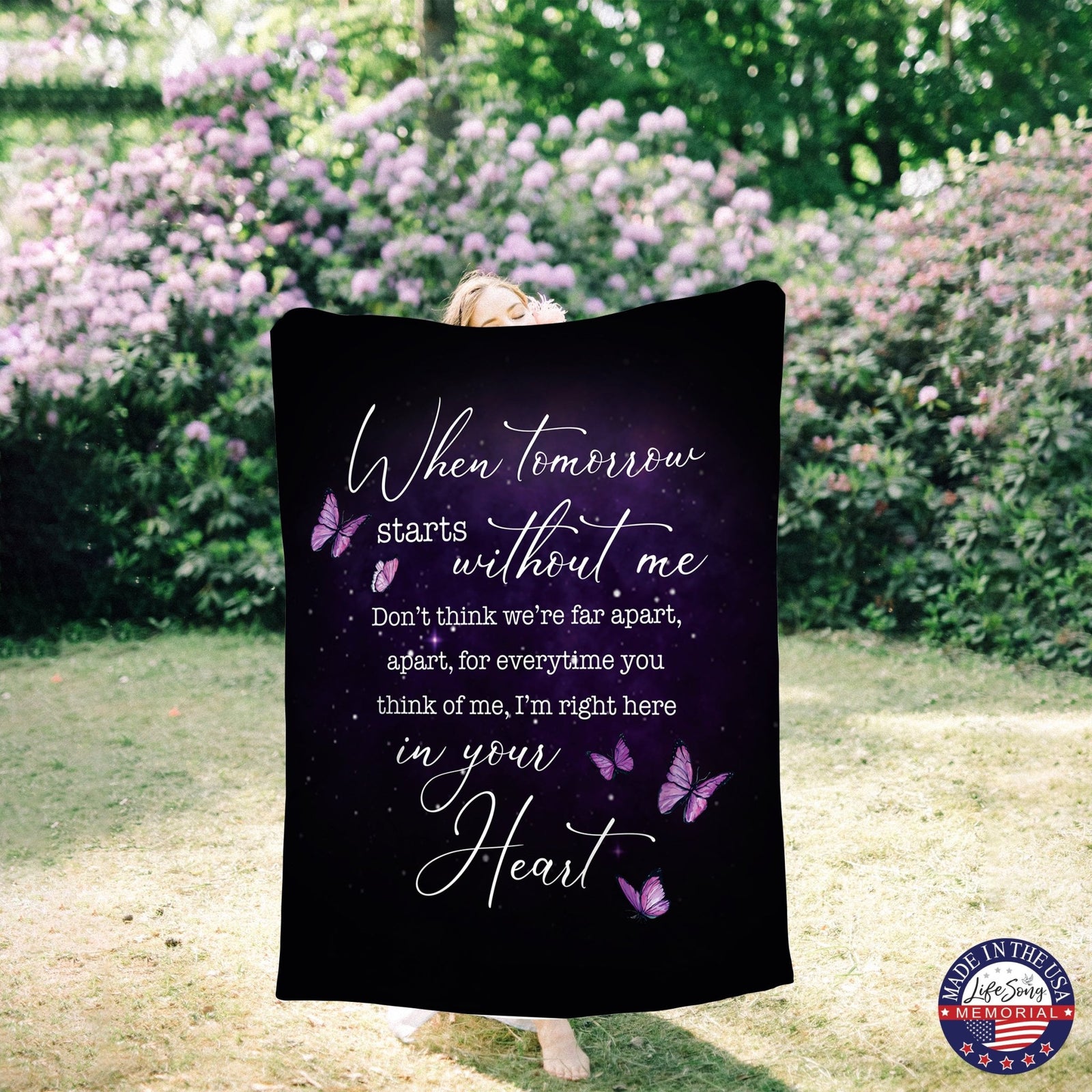 Memorial Soft Throw Blankets for Home Décor - LifeSong Milestones